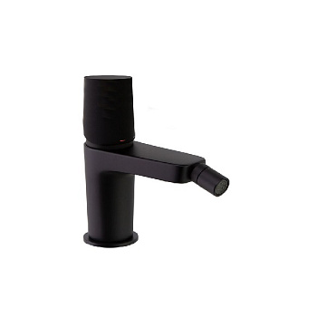 Смеситель для биде однорычажный TZAR 340301NM матовый черный