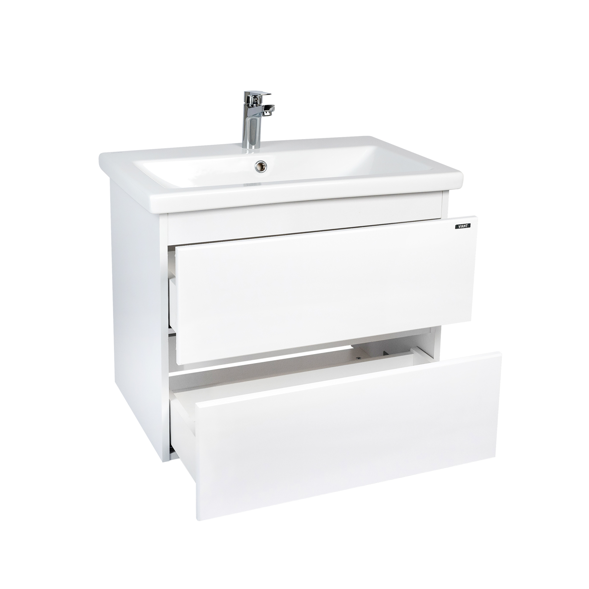 Тумба под раковину VIANT МАЛЬТА 80 подвесная белый (VMAL80COBEL-T2YP)