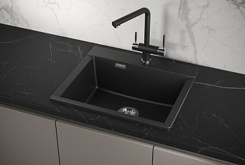 Кухонная мойка GRANULA (5804, ШВАРЦ)