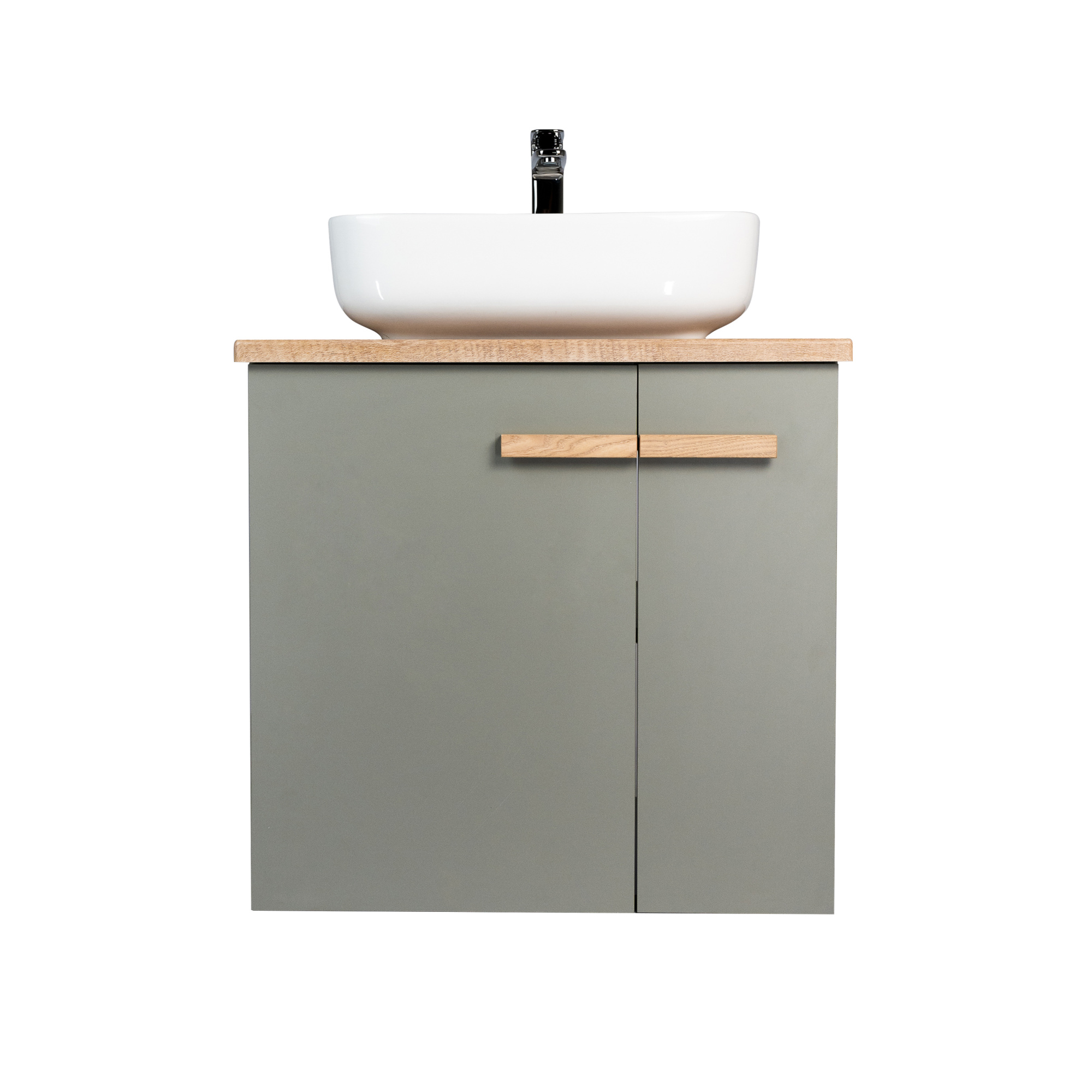 Тумба под раковину VIANT МЮНХЕН 70 подвесная хаки (VMUN70NH-T2STP)