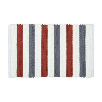 Коврик для ванной 1-ый Fixsen AMBER, FX-8040X, mix (синий+красный+белый), 50х80см 