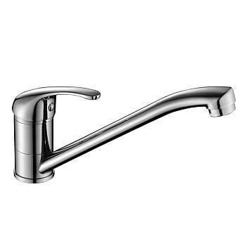 A35 Смеситель для кухни, пов.излив 216мм, р/ОД, хром, ROS, A35-21