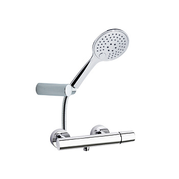 Смеситель для душа наружнего монтажа с душевым комплектом TZAR 340801TR