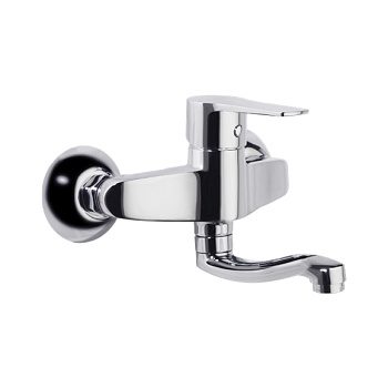 Смеситель для кухни однорычажный наружнего монтажа TITANIUM 180701CCB14