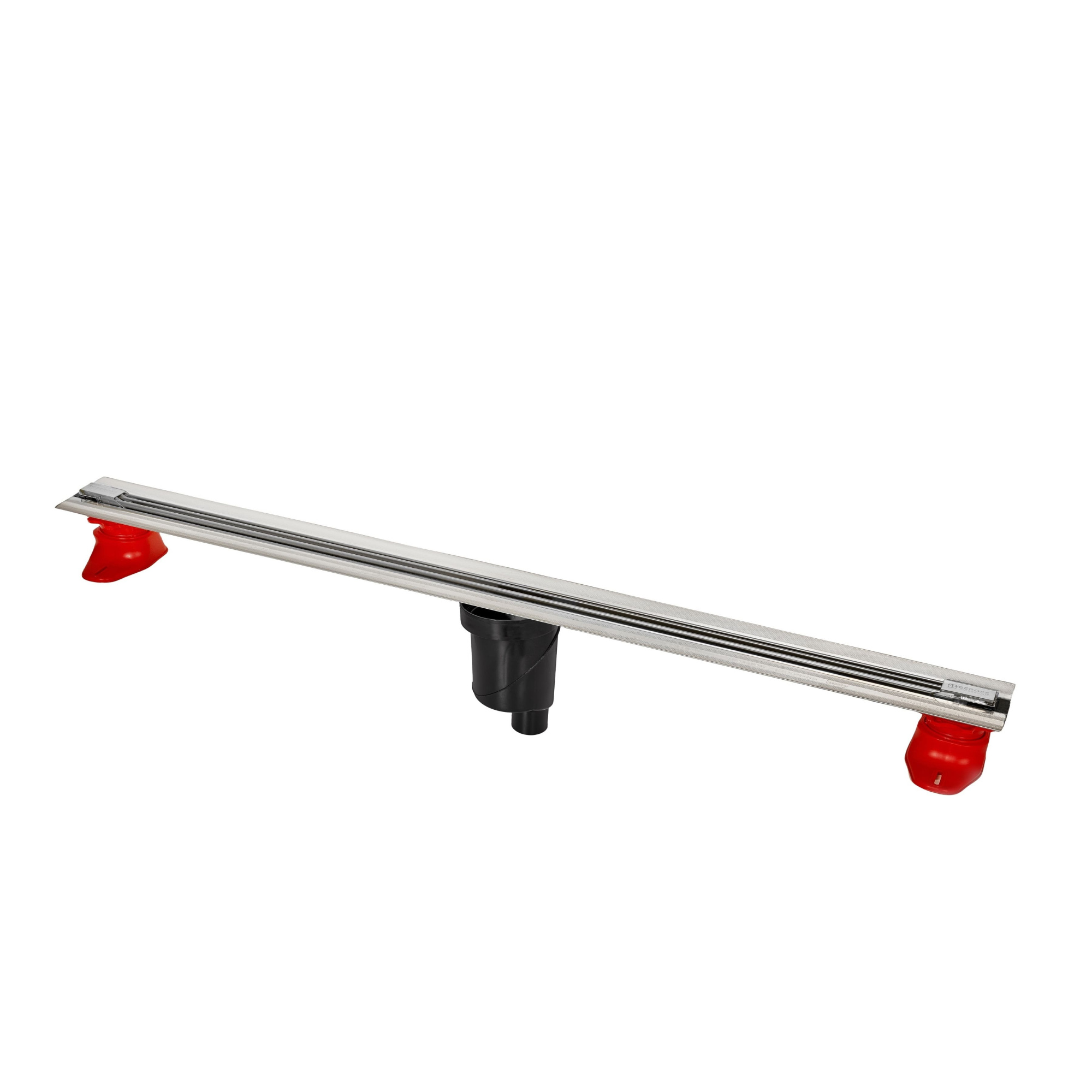 Желоб водосток SUPER Slim 1000, матовый хром, S-сифон D50/105 H50 вертикальный, BERGES