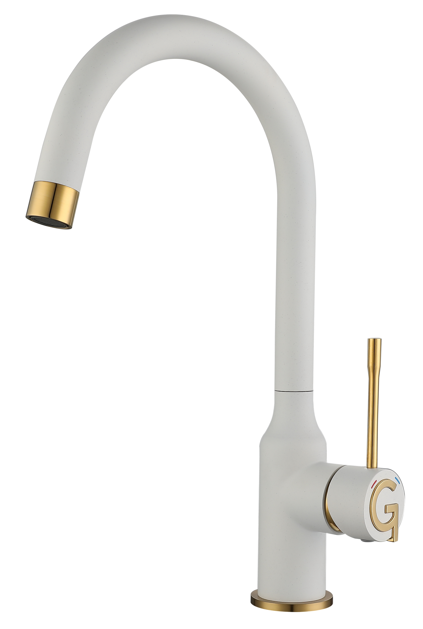 Смеситель для кухни RIVELATO Garda иней золото (1923502 brina oro)