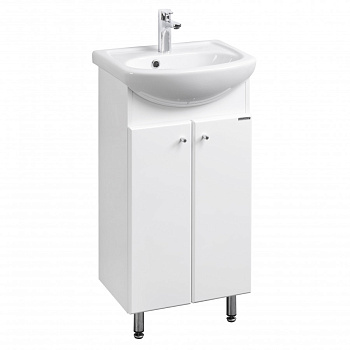 Тумба МИРА Н 45, белая (под раковину АЗОВ 45)