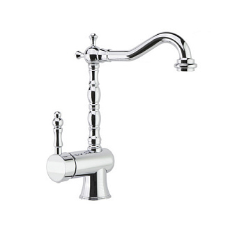 Смеситель высокий для кухни однорычажный с поворотным изливом GAUDI 3121