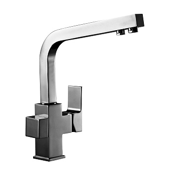 Z35 Смеситель для кухни, выс.пов.излив 275мм фильтр воды,  р/ОД, хром, ROS, Z35-32