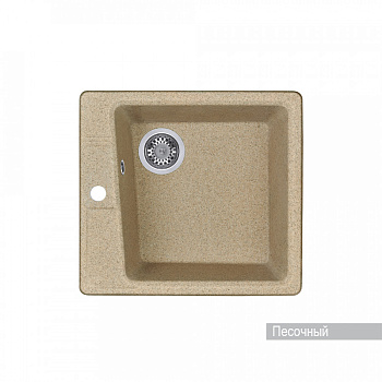 Мойка для кухни  Парма  510x470x175 мм, квадратная, песочный