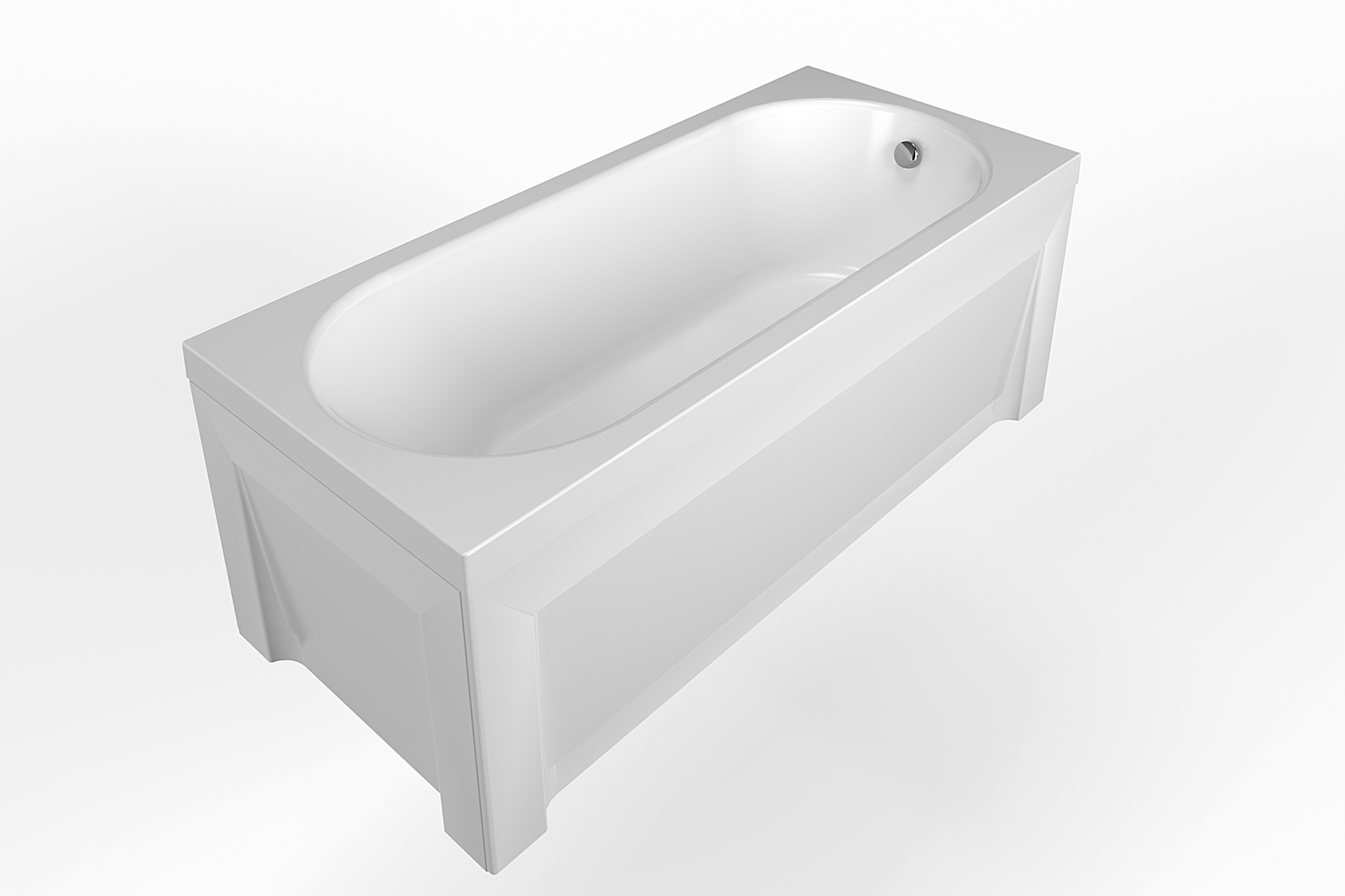 Ванна акриловая ALEX BAITLER BAIKAL 170*70  белая 