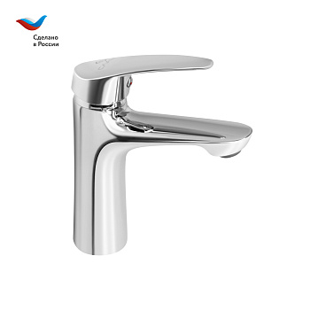 Смеситель для раковины СЛАВЕН Дача СЛ-ОД-В11 с литым изливом, хром