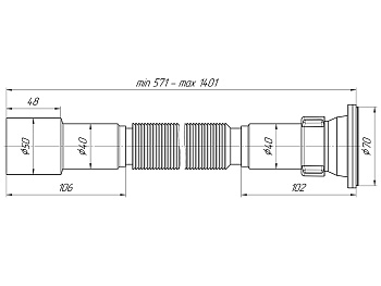 Гофросиф. 1/2"х40/50 930 р.пласт., ANI PLAST