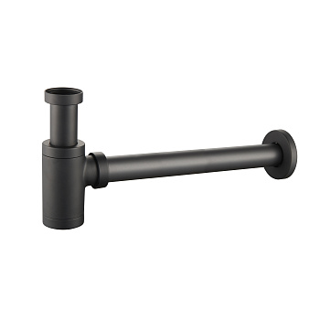 SHINKU Сифон для раковины, черный, TOKITO