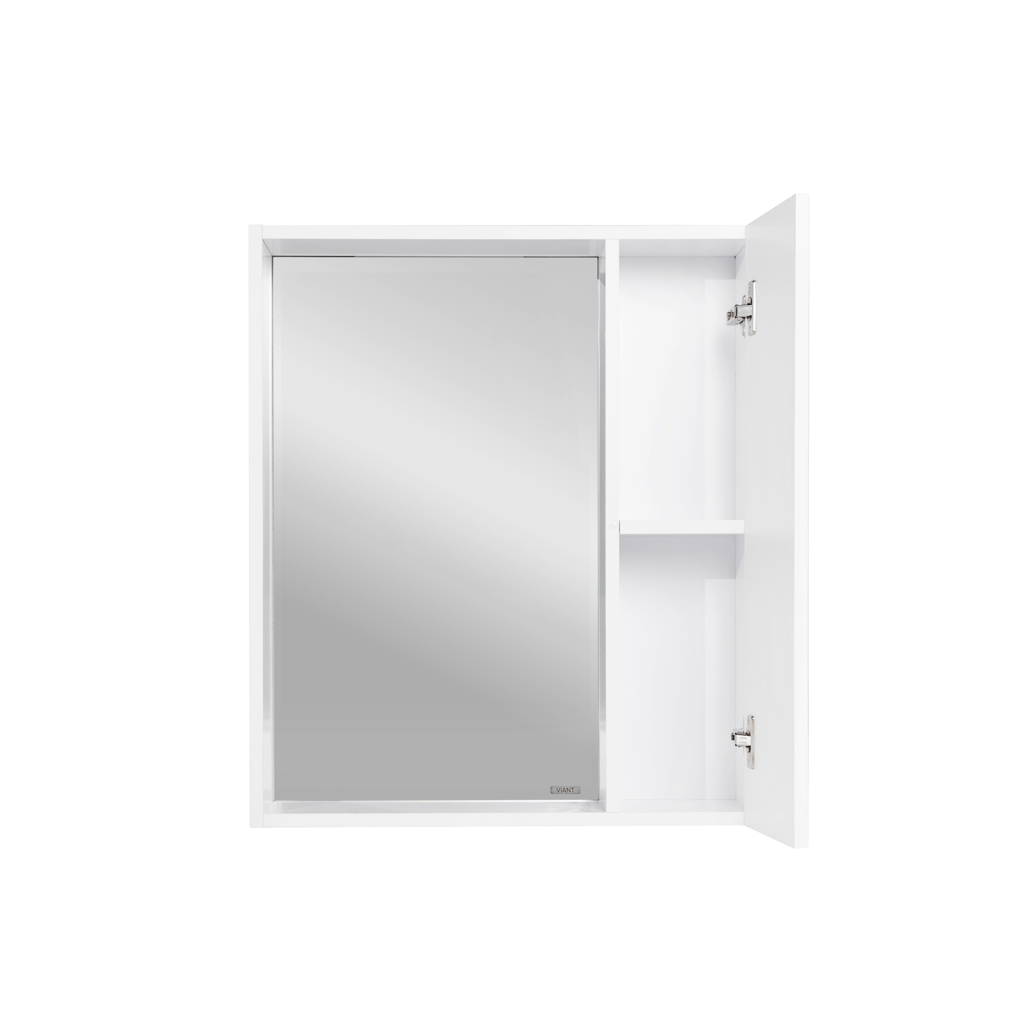 Зеркало со шкафом VIANT БЕРЛИН 60 подвесное белый (VBER60BEL-ZSH)