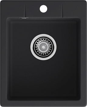 GRANFEST Мойка URBAN 240  1-чаша 400*490мм черный арт.GF-UR-