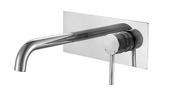 Смеситель для раковины VENTAS R скрытого монтажа, совместный, хром глянцевый, BERGES