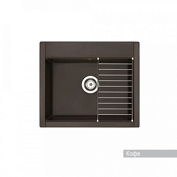 Мойка для кухни  Делия 60 602х517х218 мм, кофе
