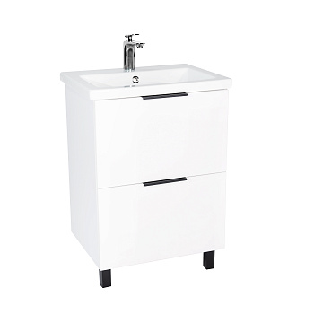 Тумба под раковину VIANT БЕРЛИН 60 напольная белый (VBER60MDBEL-T2Y)