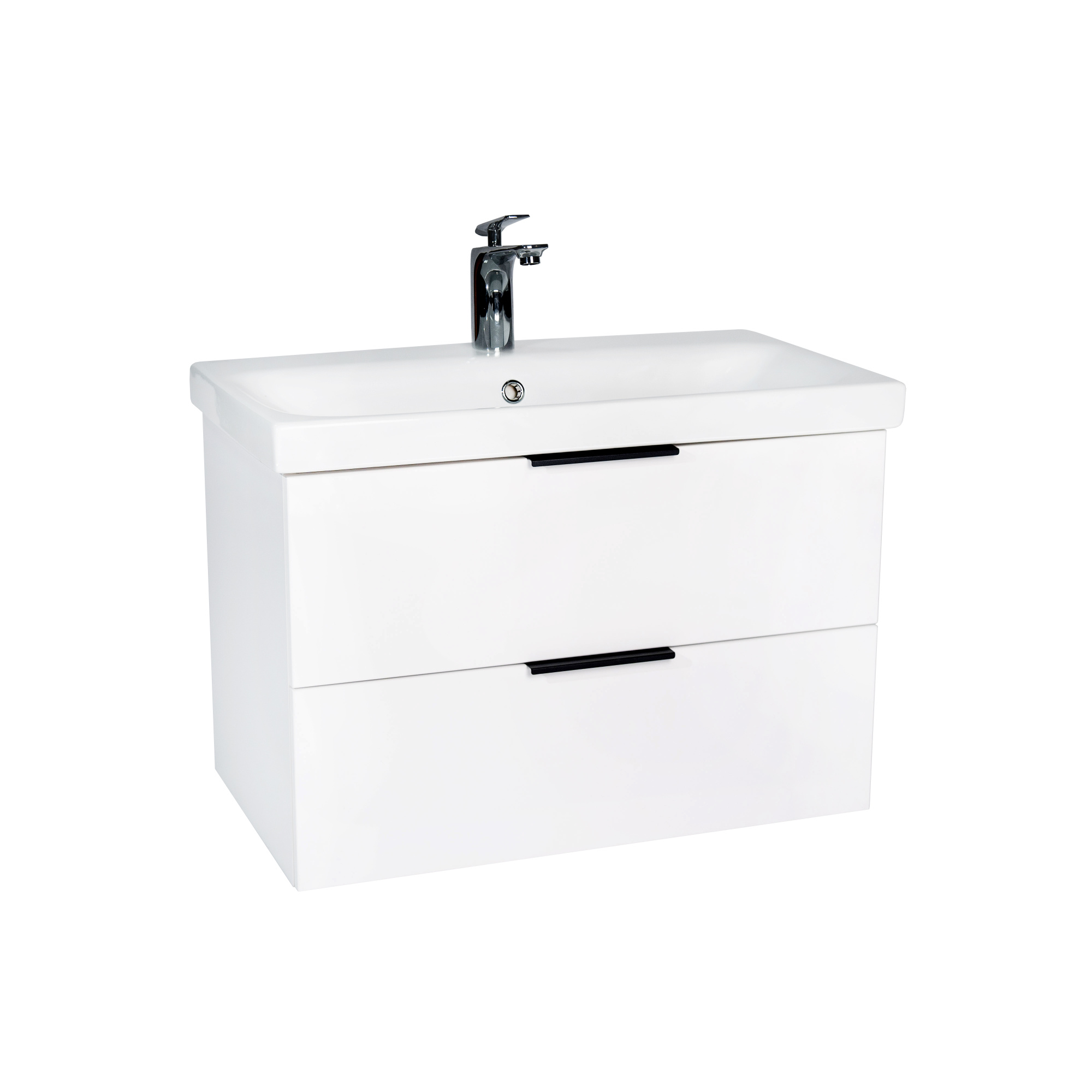 Тумба под раковину VIANT БЕРЛИН 80 подвесная белый (VBER80MDBEL-T2YP)