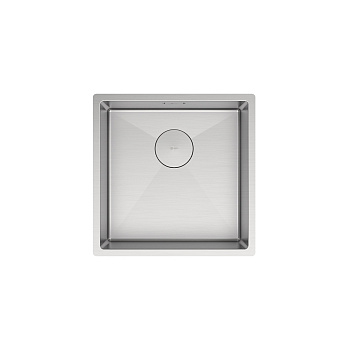 Кухонная мойка Lemark OLANGA 440 прямоугольная из нержавеющей стали, цвет Сталь,в комплекте: крепеж,