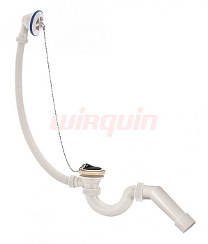 Сифон МИНИ Элит для ванн с гибкой трубой (D40/50), VIRPLAST