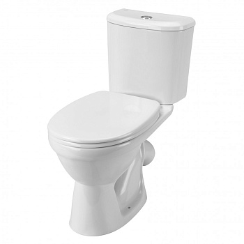 БОРЕАЛЬ Унитаз-компакт, антивсп, накл. вып., ниж. подв., 2-х реж. арм., сид. дюр. Soft-close. САНТЕК